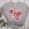 Valentine You Are Loved Worthy Enough Candy Heart Teacher For Men Women Girls Kids Women's Heather T-Shirt Athletic Heather