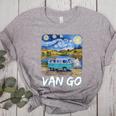 Van Go Retro Vanlife Art Teacher Women's Heather T-Shirt Athletic Heather