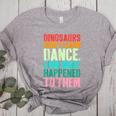 Vintage Dinosaurs Didn't Learn Dance Dance Teacher Women's Heather T-Shirt Athletic Heather Vintage Dinosaurs Didn't Learn Dance Dance Teacher Women's Heather T-Shirt Athletic Heather