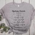 Vintage Nerdy Quadratic Formula Proof Algebra Math Teacher Women's Heather T-Shirt Athletic Heather Vintage Nerdy Quadratic Formula Proof Algebra Math Teacher Women's Heather T-Shirt Athletic Heather