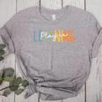 Vintage Play Is Learning Back To School Toddler Teacher Women's Heather T-Shirt Athletic Heather