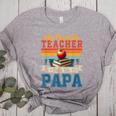 Vintage Retro My Favorite Teacher Calls Me Papa Father's Day Women's Heather T-Shirt Athletic Heather Vintage Retro My Favorite Teacher Calls Me Papa Father's Day Women's Heather T-Shirt Athletic Heather