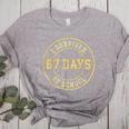 Vintage I Survived 67 Days Of School Teachers Students Women's Heather T-Shirt Athletic Heather