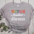 Vintage Teacher Knows More Than She Says Outfit Definition Women's Heather T-Shirt Athletic Heather