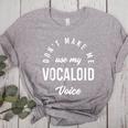 Vocaloid Voice Vocal Music Teacher Singer Singing Women's Heather T-Shirt Athletic Heather Vocaloid Voice Vocal Music Teacher Singer Singing Women's Heather T-Shirt Athletic Heather