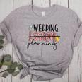 Wedding Planning Not Lesson Engaged Teacher Wedding Women's Heather T-Shirt Athletic Heather