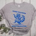 Weird Teachers Build Character Shirt Raccoon Dancing Women's Heather T-Shirt Athletic Heather Weird Teachers Build Character Shirt Raccoon Dancing Women's Heather T-Shirt Athletic Heather
