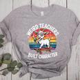 Weird Teachers Build Character Teacher Women's Heather T-Shirt Athletic Heather Weird Teachers Build Character Teacher Women's Heather T-Shirt Athletic Heather