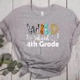Wild About 4th Grade First Day Of School Teacher Student Women's Heather T-Shirt Athletic Heather Wild About 4th Grade First Day Of School Teacher Student Women's Heather T-Shirt Athletic Heather