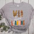 Wild About Learning Teacher Back To School Teaching Women's Heather T-Shirt Athletic Heather