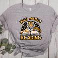 Wild About Reading Tiger For Teachers & Students Women's Heather T-Shirt Athletic Heather Wild About Reading Tiger For Teachers & Students Women's Heather T-Shirt Athletic Heather