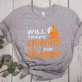 Will Trade Students For Candy Halloween Costume Teacher Women's Heather T-Shirt Athletic Heather Will Trade Students For Candy Halloween Costume Teacher Women's Heather T-Shirt Athletic Heather