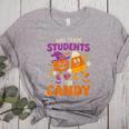 Will Trade Students For Candy Shirt Fun Candy Corn Teacher Women's Heather T-Shirt Athletic Heather Will Trade Students For Candy Shirt Fun Candy Corn Teacher Women's Heather T-Shirt Athletic Heather