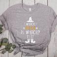 Which Witch Is Which Halloween Grammar Teacher Costume Women's Heather T-Shirt Athletic Heather Which Witch Is Which Halloween Grammar Teacher Costume Women's Heather T-Shirt Athletic Heather