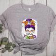Witchy Teacher Halloween Messy Bun Teacher Bleached Women's Heather T-Shirt Athletic Heather Witchy Teacher Halloween Messy Bun Teacher Bleached Women's Heather T-Shirt Athletic Heather