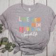 Women Teach Them Love Them Return Them Specials Teacher Life Women's Heather T-Shirt Athletic Heather Women Teach Them Love Them Return Them Specials Teacher Life Women's Heather T-Shirt Athletic Heather