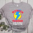 Wonder Teacher Costume Shirt Teacher Halloween Costume Tee Women's Heather T-Shirt Athletic Heather