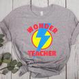 Wonder Teacher Teacher Halloween Tshirt Women's Heather T-Shirt Athletic Heather