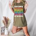 100 Days Of School Heart Love Teacher Or Student 100th Day Women's Heather T-Shirt Heather Olive 100 Days Of School Heart Love Teacher Or Student 100th Day Women's Heather T-Shirt Heather Olive