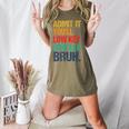 Admit It You Low Key Love ELA Bruh First Day School Teacher Women's Heather T-Shirt Heather Olive