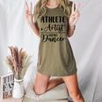 Athlete Plus Artist Equals Dancer Ballerina Teacher Student For Men Women Kids Women's Heather T-Shirt Heather Olive