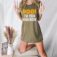Boo I'm Your Homework Halloween Teacher Costume Women's Heather T-Shirt Heather Olive Boo I'm Your Homework Halloween Teacher Costume Women's Heather T-Shirt Heather Olive