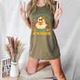 You Can't Scare Me I Teach 4th Grade Halloween Teacher Ghost Women's Heather T-Shirt Heather Olive You Can't Scare Me I Teach 4th Grade Halloween Teacher Ghost Women's Heather T-Shirt Heather Olive