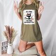 Cat It's Fine I'm Fine Everything Is Fine Teacher Life Women's Heather T-Shirt Heather Olive Cat It's Fine I'm Fine Everything Is Fine Teacher Life Women's Heather T-Shirt Heather Olive