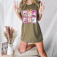Coquette Bow Spooky Teacher Ghost Halloween Trick Or Teach Women's Heather T-Shirt Heather Olive Coquette Bow Spooky Teacher Ghost Halloween Trick Or Teach Women's Heather T-Shirt Heather Olive