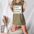 Cuban Language Teacher Women's Heather T-Shirt Heather Olive Cuban Language Teacher Women's Heather T-Shirt Heather Olive