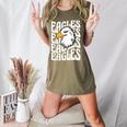 Eagles School Sports Fan Team Spirit Teacher Parent Student Women's Heather T-Shirt Heather Olive