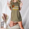 Lets Eat Kids Punctuation Turkey Thanksgiving Teacher Women's Heather T-Shirt Heather Olive
