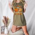 Fall In Love With Reading Book Autumn Pumpkins And Teachers Women's Heather T-Shirt Heather Olive Fall In Love With Reading Book Autumn Pumpkins And Teachers Women's Heather T-Shirt Heather Olive