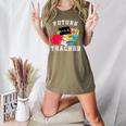 Future Teacher Costume For Adults And Kids T-Shirt Women's Heather T-Shirt Heather Olive Future Teacher Costume For Adults And Kids T-Shirt Women's Heather T-Shirt Heather Olive