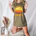 Halloween Costume Teacher Love Brains Zombie Women's Heather T-Shirt Heather Olive