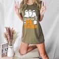 Halloween PE Teacher Shirt Can't Scare Me Women's Heather T-Shirt Heather Olive Halloween PE Teacher Shirt Can't Scare Me Women's Heather T-Shirt Heather Olive