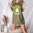 Halloween This Is My Scary Preschool Teacher Custome For Men Women Kids Women's Heather T-Shirt Heather Olive