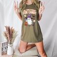 Halloween Teacher Trade Students For Candy Costume Women Women's Heather T-Shirt Heather Olive