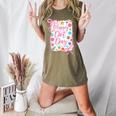 Happy Dot Day Bow Coquette For Teacher Girls Women's Heather T-Shirt Heather Olive Happy Dot Day Bow Coquette For Teacher Girls Women's Heather T-Shirt Heather Olive