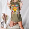 Happy Fri-Yay Groovy Teacher Friday Weekend Fri Yay Women's Heather T-Shirt Heather Olive Happy Fri-Yay Groovy Teacher Friday Weekend Fri Yay Women's Heather T-Shirt Heather Olive