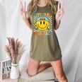 Happy To See Your Face Hippie Smile Back To School Teachers Women's Heather T-Shirt Heather Olive Happy To See Your Face Hippie Smile Back To School Teachers Women's Heather T-Shirt Heather Olive