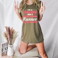 I'm A Teacher And A Marathon Runner Don't Underestimate Me Men Women Women's Heather T-Shirt Heather Olive