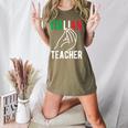 Italian Teacher Italy Italia Back To School First Day Women's Heather T-Shirt Heather Olive Italian Teacher Italy Italia Back To School First Day Women's Heather T-Shirt Heather Olive