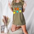 Kids Solar Systems Cute Planets Space Science Teacher School Women's Heather T-Shirt Heather Olive
