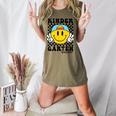 Kindergarten Teacher Hippie Smile Face Back School Women's Heather T-Shirt Heather Olive Kindergarten Teacher Hippie Smile Face Back School Women's Heather T-Shirt Heather Olive