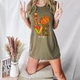 Leopard Pumpkin Love Teacher Life Thanksgiving Fall Women Women's Heather T-Shirt Heather Olive Leopard Pumpkin Love Teacher Life Thanksgiving Fall Women Women's Heather T-Shirt Heather Olive