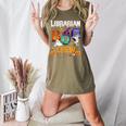 Librarian Boo Crew Teacher Student Halloween Costume Women's Heather T-Shirt Heather Olive Librarian Boo Crew Teacher Student Halloween Costume Women's Heather T-Shirt Heather Olive