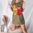 Love Headstart Head Start Teachers First Day Of School Women's Heather T-Shirt Heather Olive Love Headstart Head Start Teachers First Day Of School Women's Heather T-Shirt Heather Olive