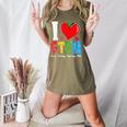I Love STEM Student Teacher 1st Day Of School Back To School Women's Heather T-Shirt Heather Olive I Love STEM Student Teacher 1st Day Of School Back To School Women's Heather T-Shirt Heather Olive
