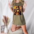 Mona Lisa Pumpkin Halloween Art Teacher Witchy Women Kids Women's Heather T-Shirt Heather Olive Mona Lisa Pumpkin Halloween Art Teacher Witchy Women Kids Women's Heather T-Shirt Heather Olive